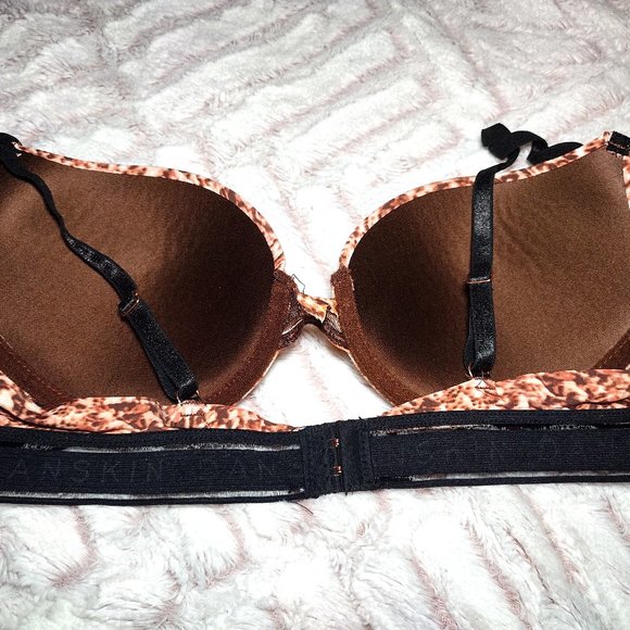 Danskin Intimates Women's 34C Brown Beige Underwire Bra - Picture 2 of 7